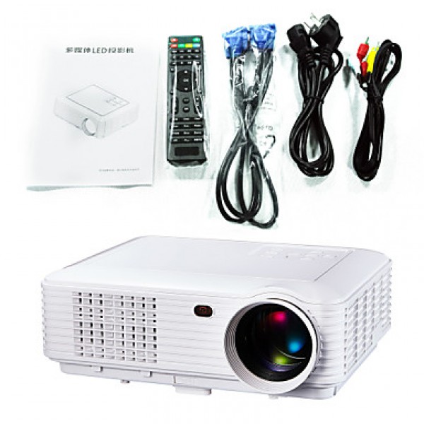 1280*800 Native Resolution Projector Full Hd Projector Home Cinema LED 3D,Business portable 1080p Beamer  