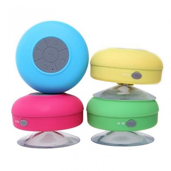 Wireless bluetooth speaker 2.0 channel Portable Outdoor Shower waterproof water resistant Mini