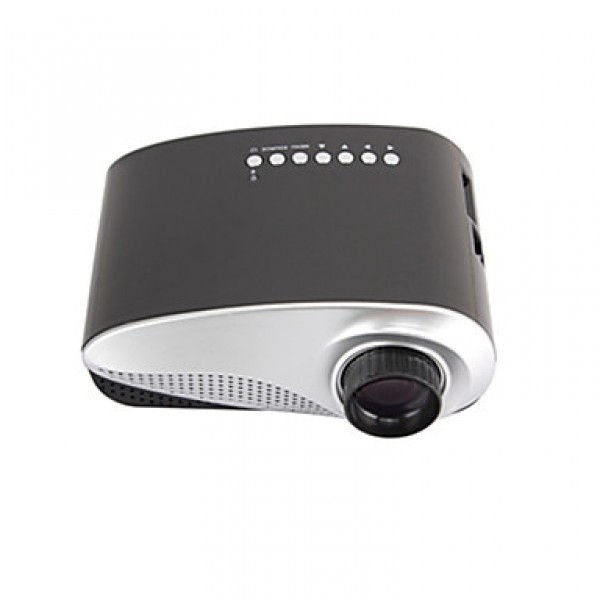 Hottest-sale Mini Portable 1080P FHD 60 Lumens LED Projector With USB SD HDMI Jacket for Entertainment /Business  