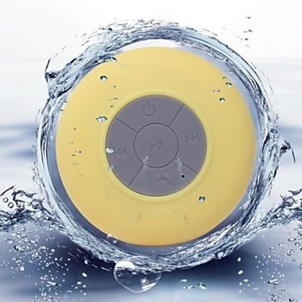 Wireless bluetooth speaker 2.0 channel Portable Outdoor Shower waterproof water resistant Mini