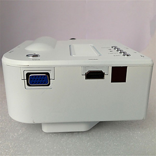 Mini LED Projector 400Lumen 320x240 with VGA USB SD HDMI  