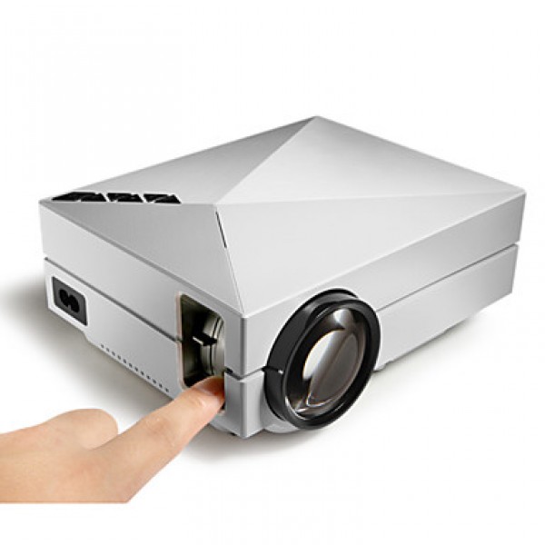 1080P Mini LCD Projector Portable Support AV/SD/USB/HDMI/VGA - G60 Home Cinema Theater Interface Video Games Movie  