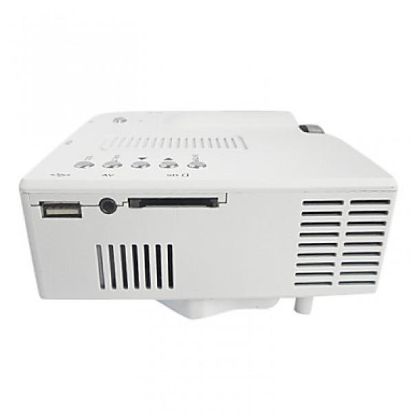 Mini LED Projector 400Lumens 320x240 with VGA USB SD HDMI  