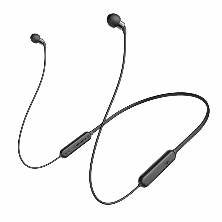 A3 Graphene Neckband Stereo Wireless Bluetooth Earphone Sport Long Standby Time - Black