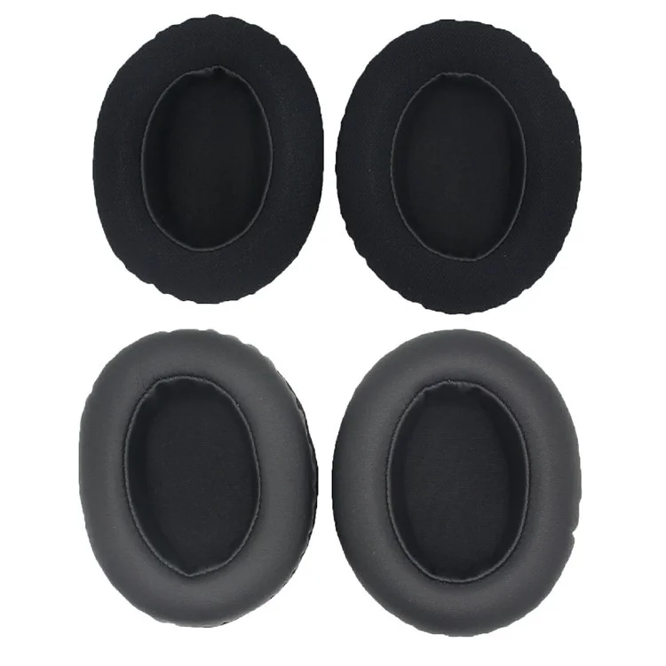 1 Pair JZF-353 Soft Replacement Earpads for Asus ROG STRIX Fusion300 500 700 Headphone Earmuff Accessories - Black