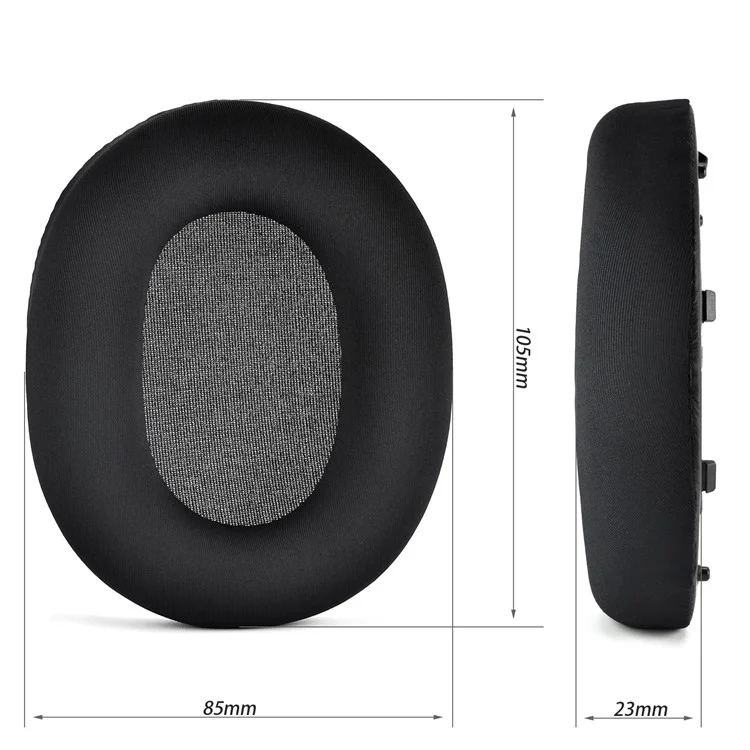 1 Pair Ear Pads for Sony INZONE H9 / H7 / WH-G900N , Ice Silk Cloth Enhanced Comfort Earmuff Ear Cushions