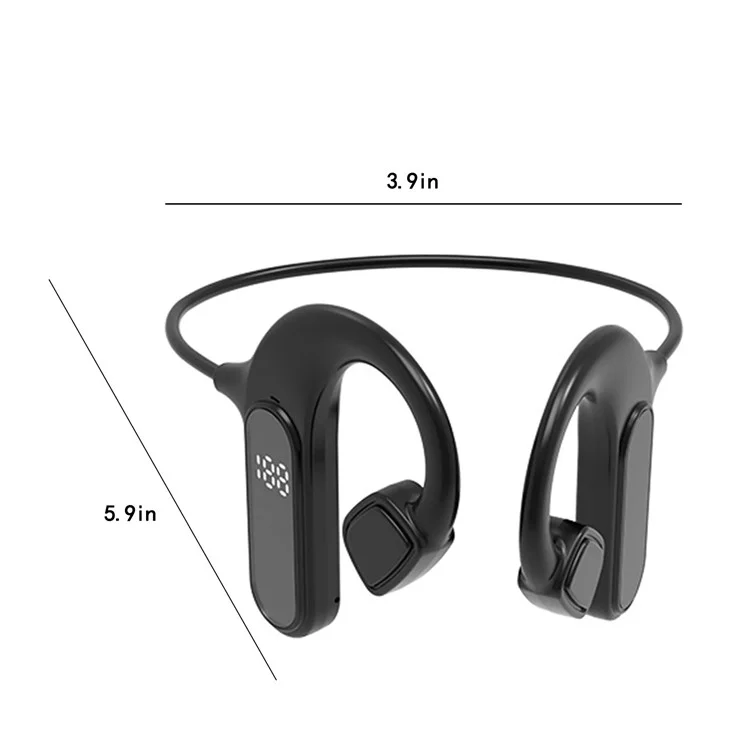 VG09 Bone Conduction Open Ear Headphones Wireless Bluetooth Sports Earphones Support TF Card