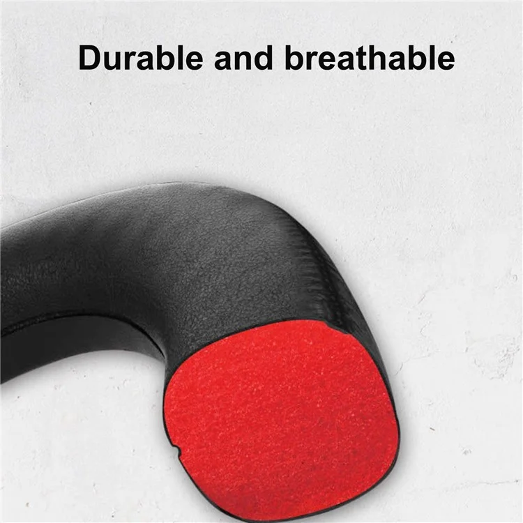 1 Pair Durable Breathable Black Foam Ear Pads Headset Replacement Cushion for Kingston Cloud Flight / Stinger